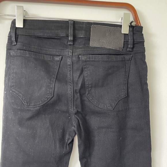 DON'T CRY MILAN Jeans Womens Jessica Flare Jeans in Black size 25 NWT - Picture 8 of 8